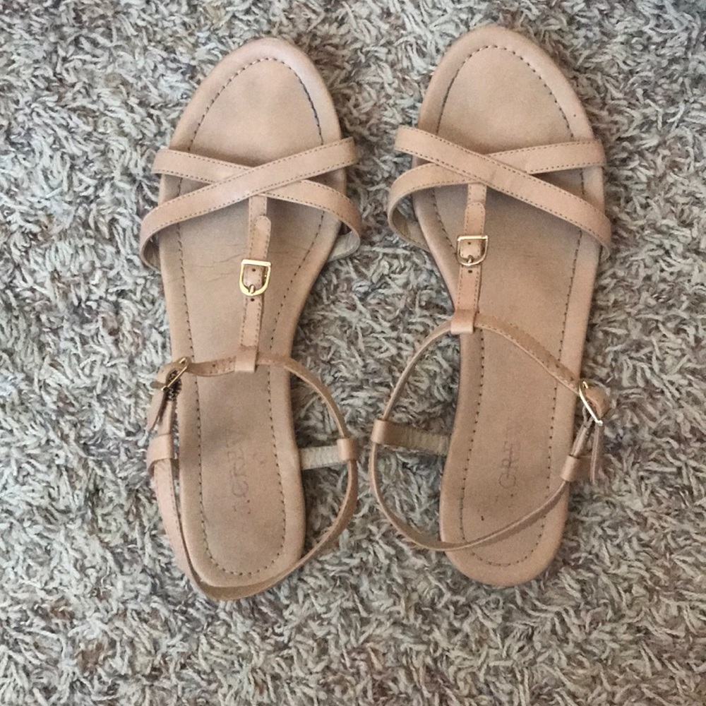 Jcrew nude sandals